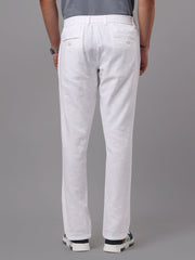 Madrad Linen White Trouser