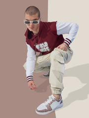 Burgundy World wide Full Sleeve Sweatshirt