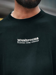 Acid Spray Navy Half Sleeve T-Shirt