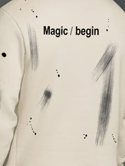 Magic Half White Full Sleeve Sweatshirt