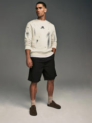 Magic Half White Full Sleeve Sweatshirt