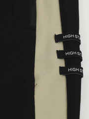 High Stakes Black Baggy Fit Trackpant