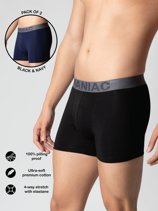Cotton Trunks Pack of 2