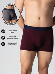 Cotton Trunks Pack of 2