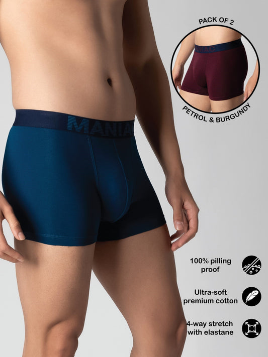 Cotton Trunks Pack of 2