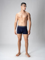 Cotton Navy Trunks