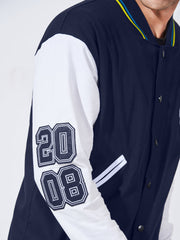 2008 Navy White Full Sleeve Jacket