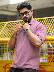 Brooklyn Half Zipper Dark Green Polo Half Sleeve T-Shirt