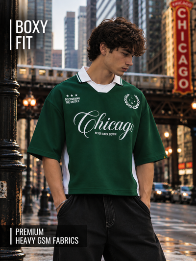 Discovering Bottle Green Half Sleeve Polo T-Shirt