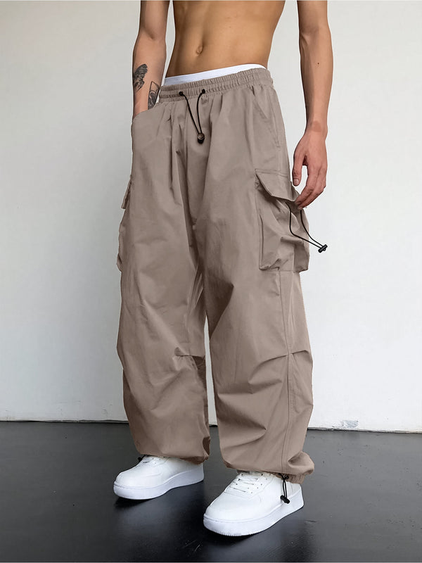 Silver parachute mink cargos for men - view 2