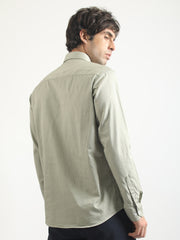 Soft Twill Mist Green Full Sleeve Shirt