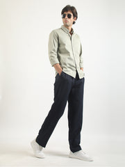 Soft Twill Mist Green Full Sleeve Shirt