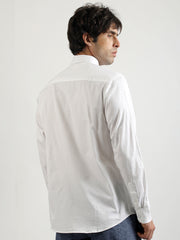 Soft Twill White Full Sleeve Shirt