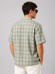 Resort Checks Green Shirt