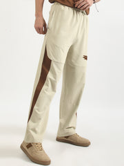 Applique Patch Biscuit Baggy Fit Trackpant