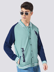 Official Berly Green Varsity Full Sleeve Jacket