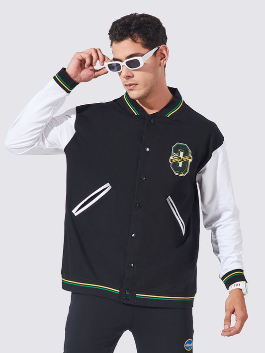 2008 Black White Full Sleeve Jacket