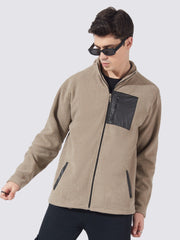 Solid Tan Full Sleeve Shacket