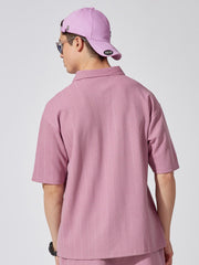 Brooklyn Lavender Half Sleeve Polo T-Shirt