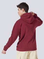 Califorina Burgundy Full Sleeve Sweatshirt
