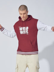 Burgundy World wide Full Sleeve Sweatshirt