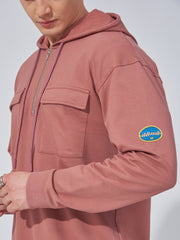 Half Zip 2 Pocket Onion Full Sleeve Sweatshirt
