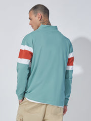 Official Berly Green High Neck Full Sleeve Sweatshirt