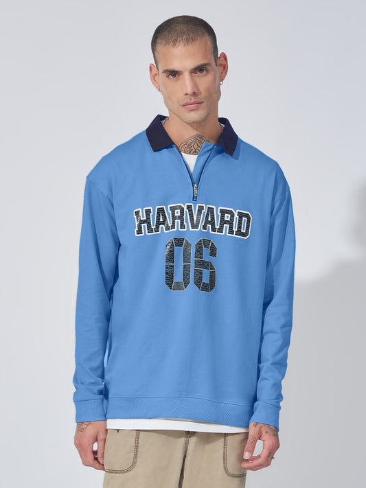 Harvard 06 Denim Blue Full Sleeve Sweatshirt