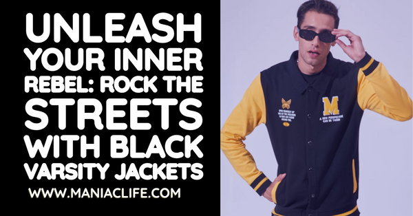 Unleash Your Inner Rebel: Rock the Streets with Black Varsity Jackets