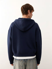 Dual Zip Navy Sweatshirt