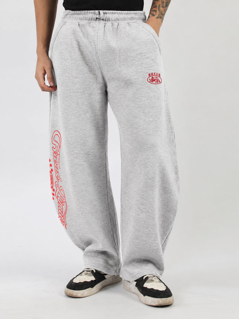 Melange Break Limits Balloon Fit Trackpant