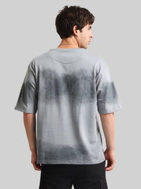 Newyork Patch Grey Half Sleeve T-Shirt