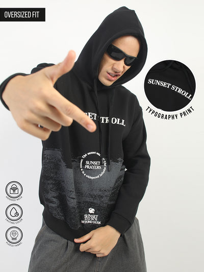 Sunset Black Full Sleeve Sweatshirt