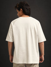 Bound Cream Half Sleeve T-Shirt