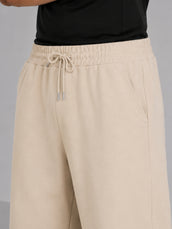 Gothic Perfect Print Beige Barrel Fit Pant