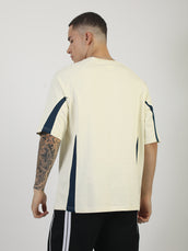 Vanquish Cream Half Sleeve T-Shirt