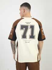 Argentina Cream Half Sleeve T-Shirt