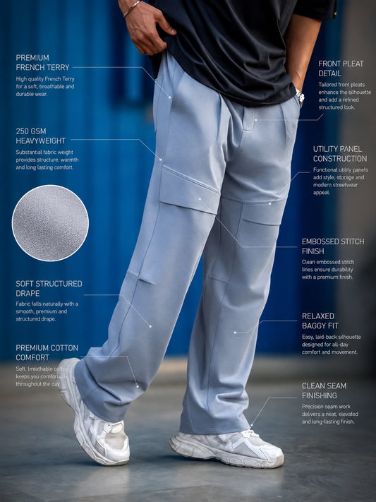 Carpenter Light Grey Trackpant
