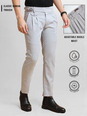 Light Grey Gurkha Trouser