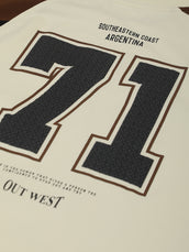 Argentina Cream Half Sleeve T-Shirt
