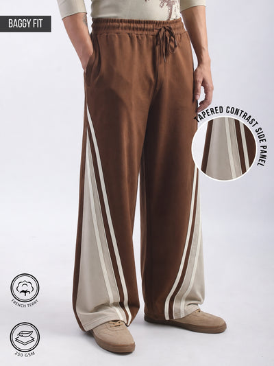 Kingston Brown Baggy Fit Trackpant