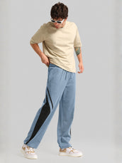Razorline Light Grey Baggy Fit Trackpant