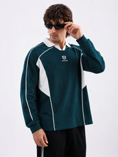 State of Mind Teal Blue Polo T-Shirt
