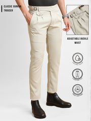 Cream Gurkha Trouser