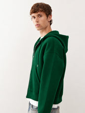 Dual Zip Botten Green Sweatshirt