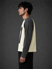 Waffle 47 Cream Full Sleeve T-Shirt