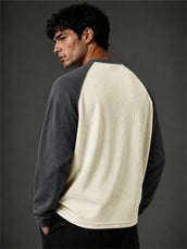 Waffle 47 Cream Full Sleeve T-Shirt