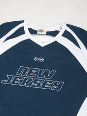 Teal Blue New Jersey Half Sleeve T-Shirt