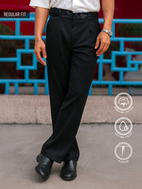 Ashton Belt Black Trouser