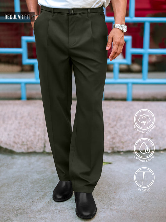 Ashton Belt Green Trouser